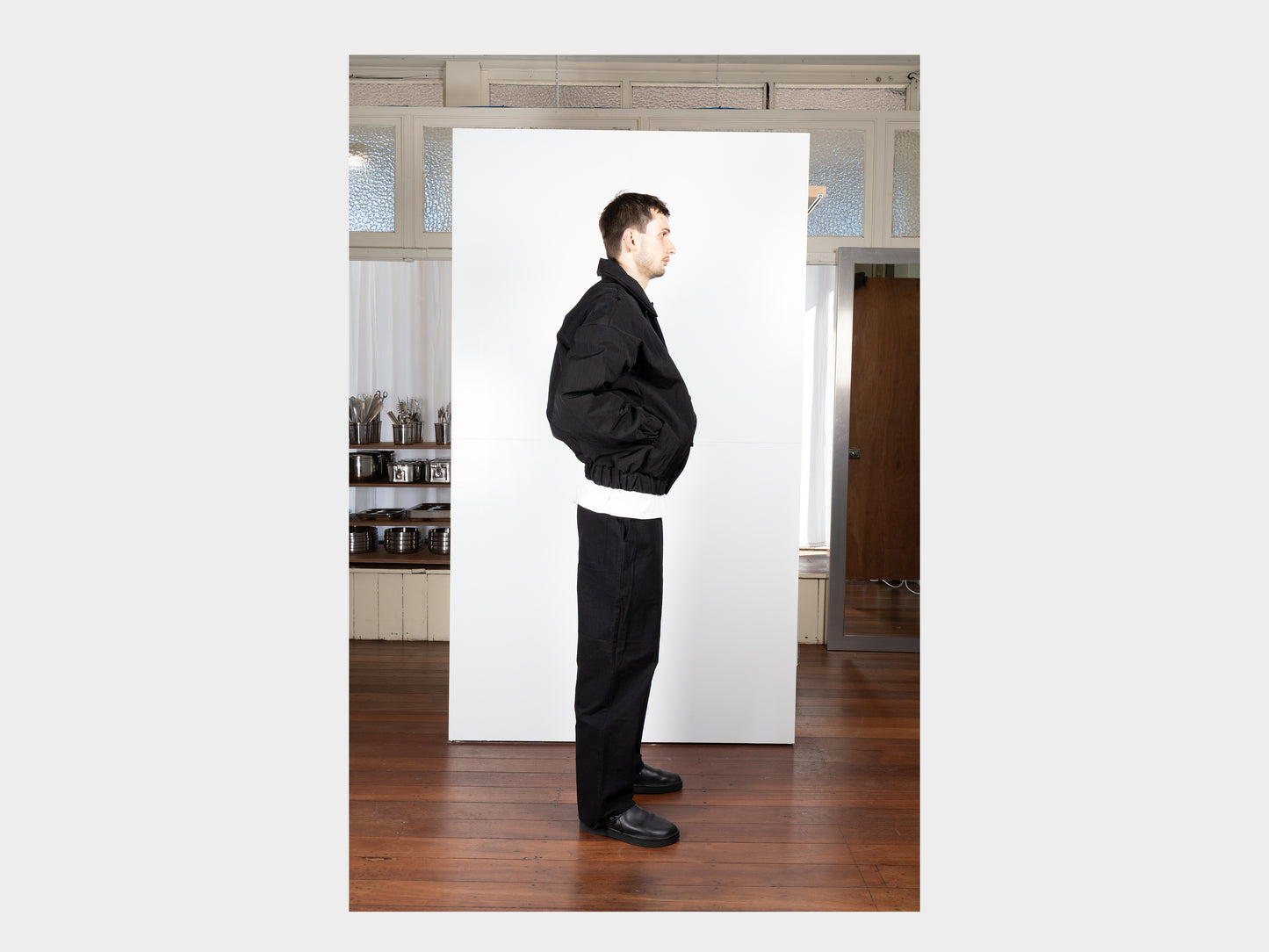 R0D3 "Down Blouson" Black Nylon