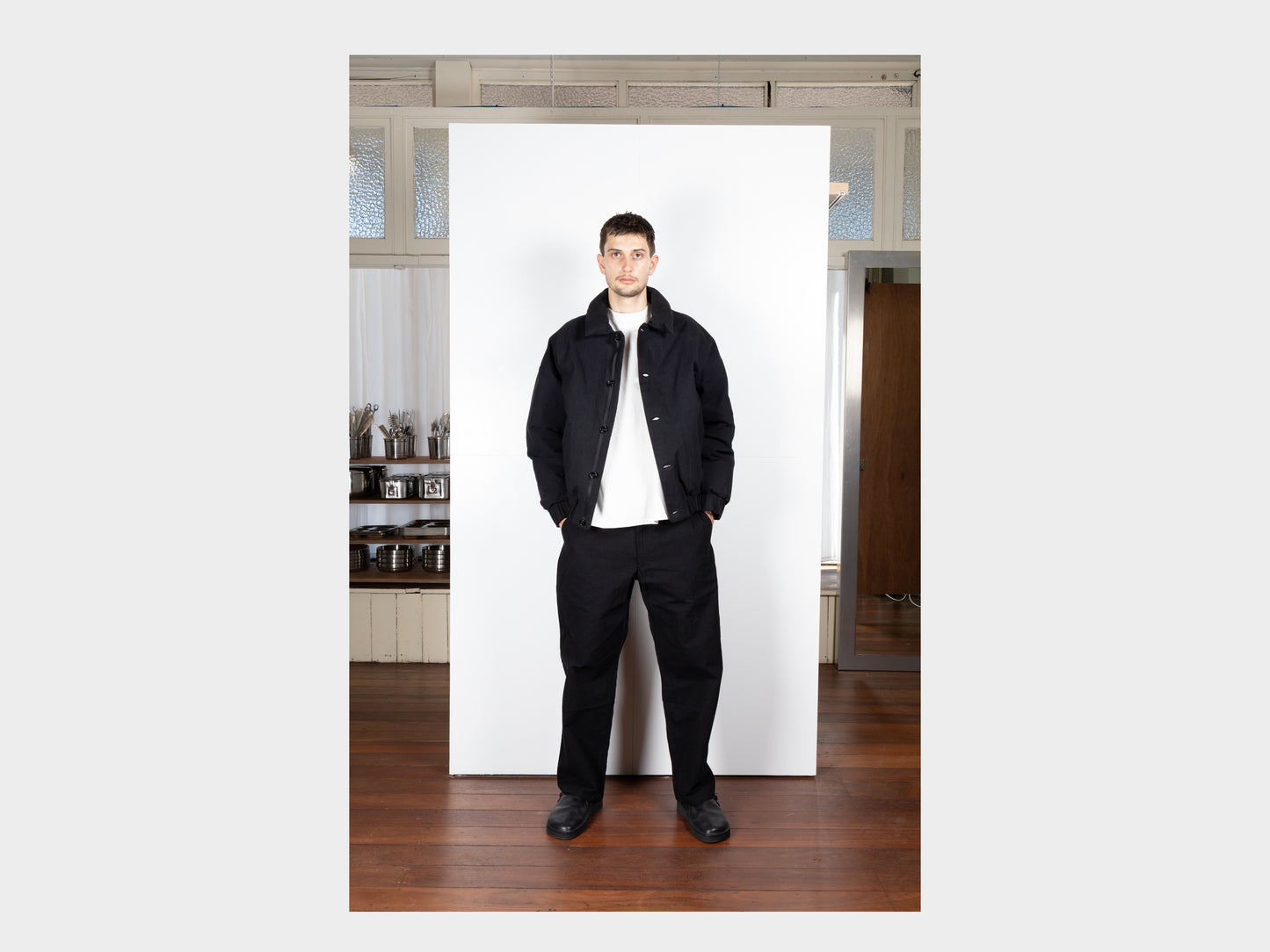 R0D3 "Down Blouson" Black Wax