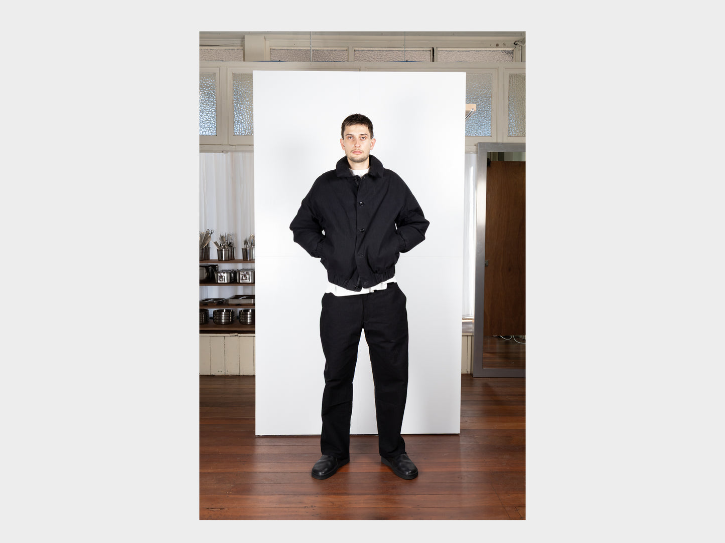 R0D3 "Down Blouson" Black Wax