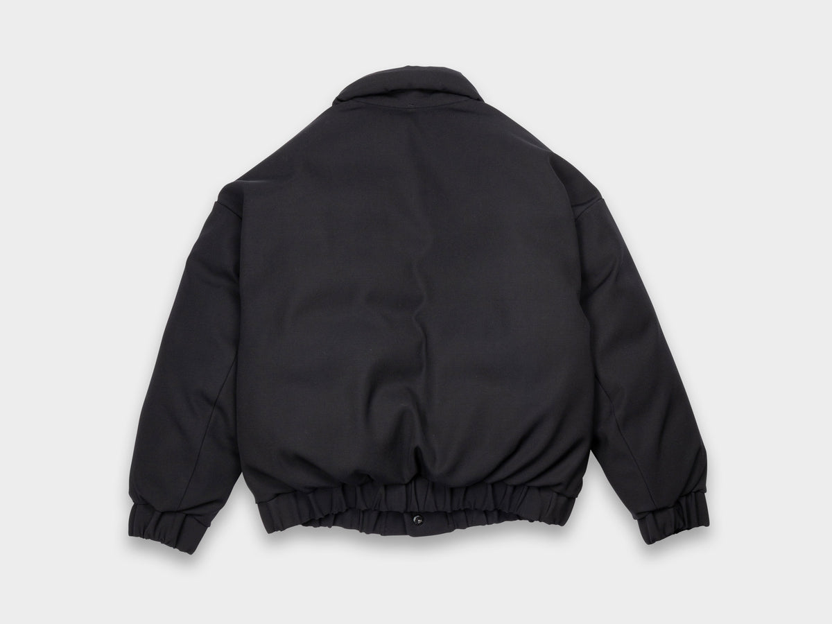 R21D6 "Double Down Blouson" Black Impact Wool