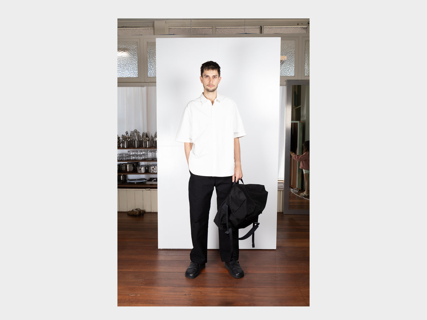 R0G2 "Snap Messenger" Black Nylon