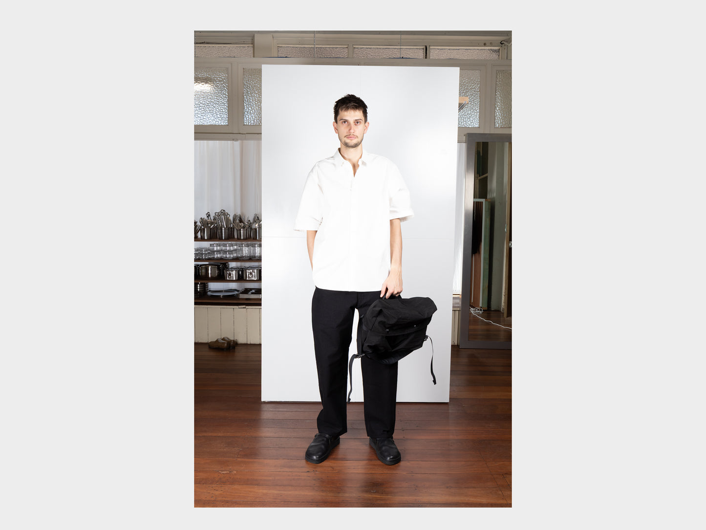 R0G4 "Mini Messenger" Black Nylon