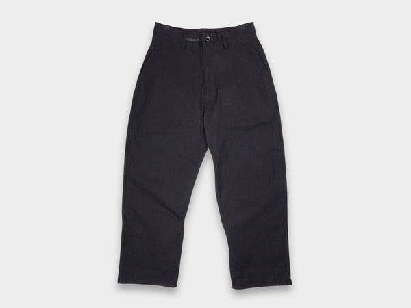 R0P4 "Wide Pants" Black Wax