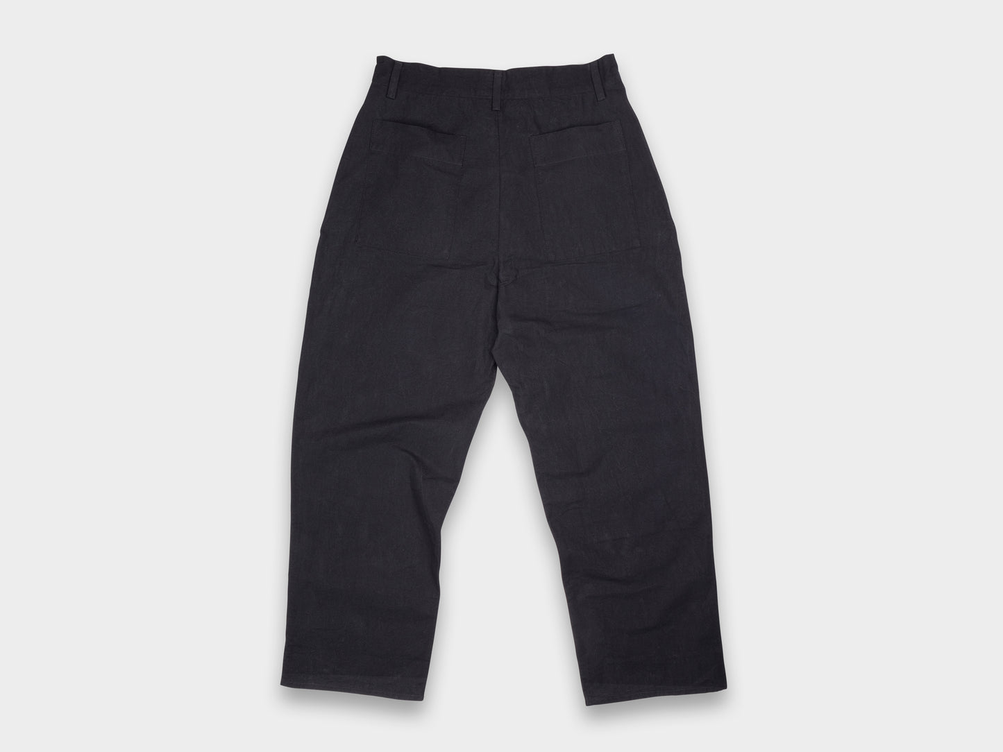 R0P4 "Wide Pants" Black Wax