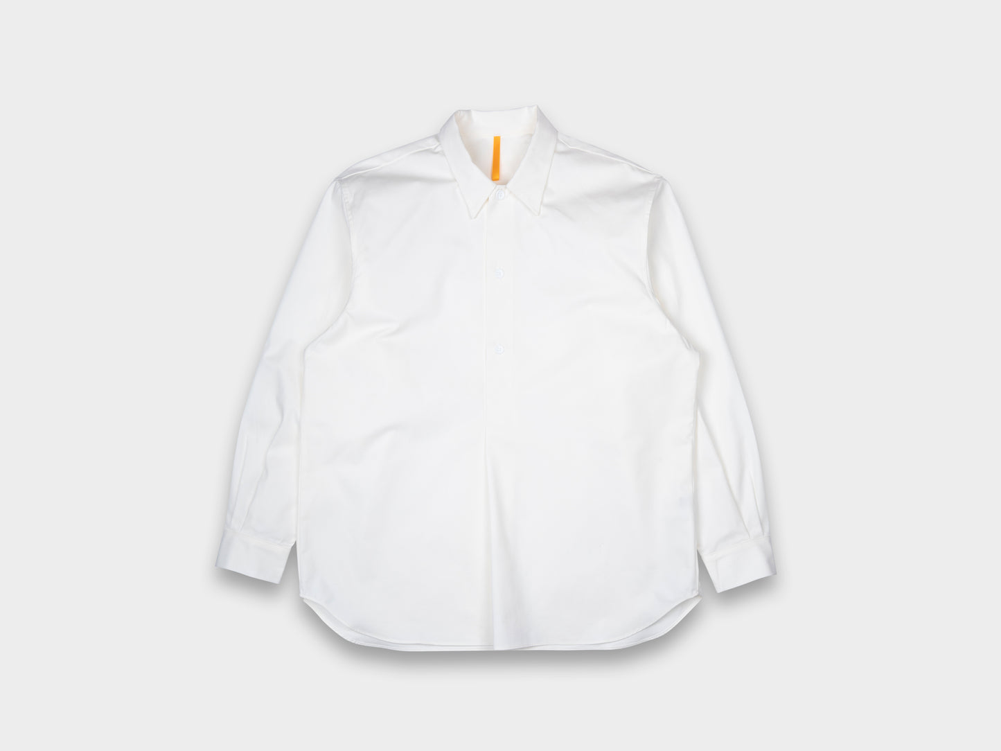 R0S2 "Pullover Shirt" White Magic Gabardine