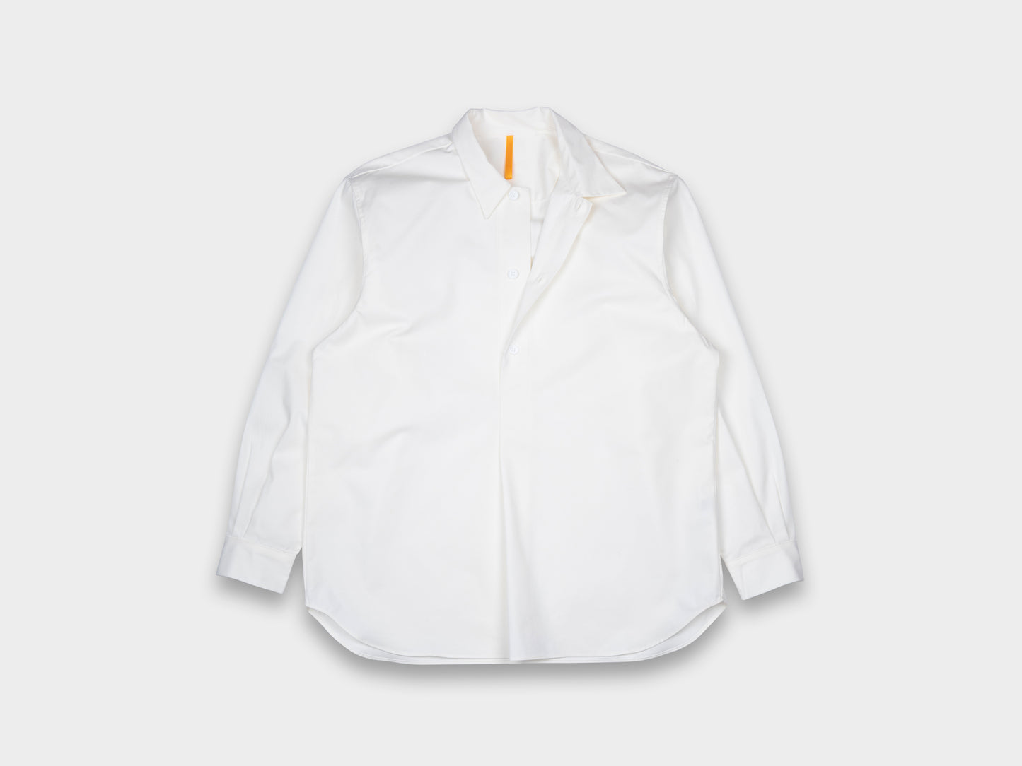 R0S2 "Pullover Shirt" White Magic Gabardine