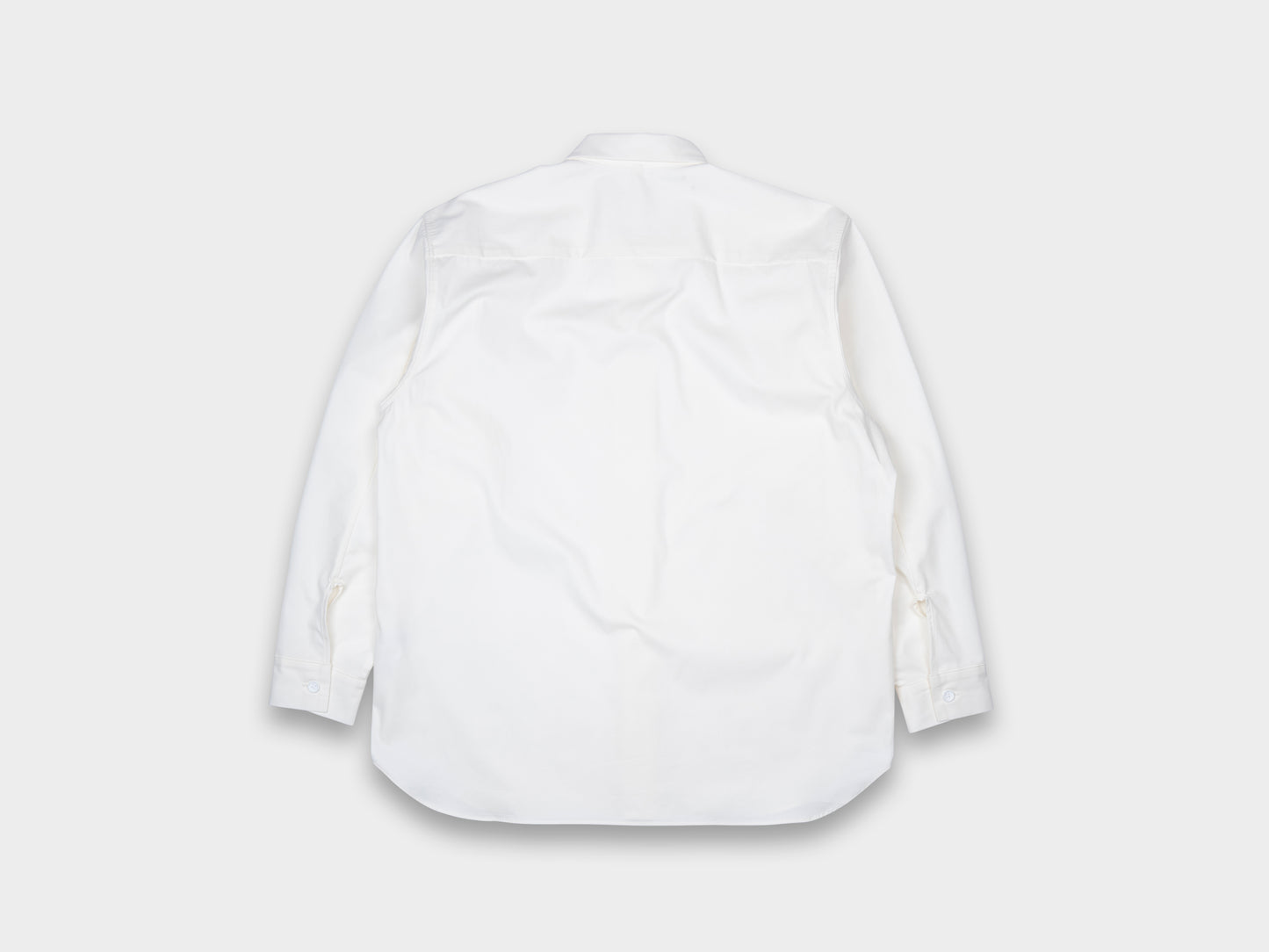 R0S2 "Pullover Shirt" White Magic Gabardine