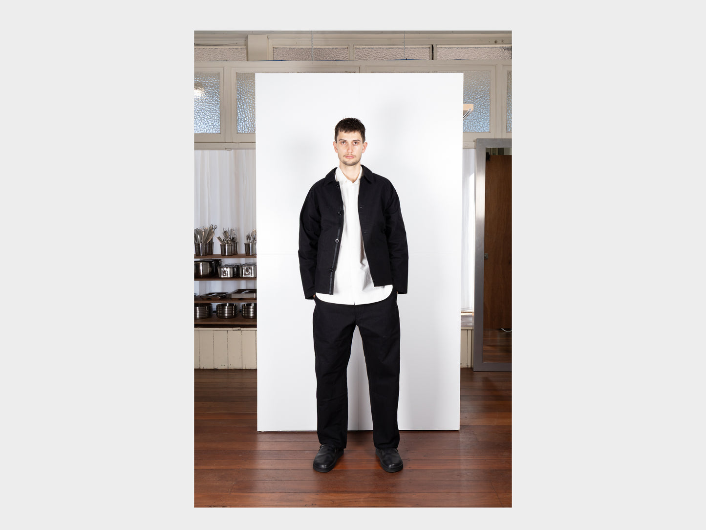 R0S3 "Boat Shirt" Black Wax