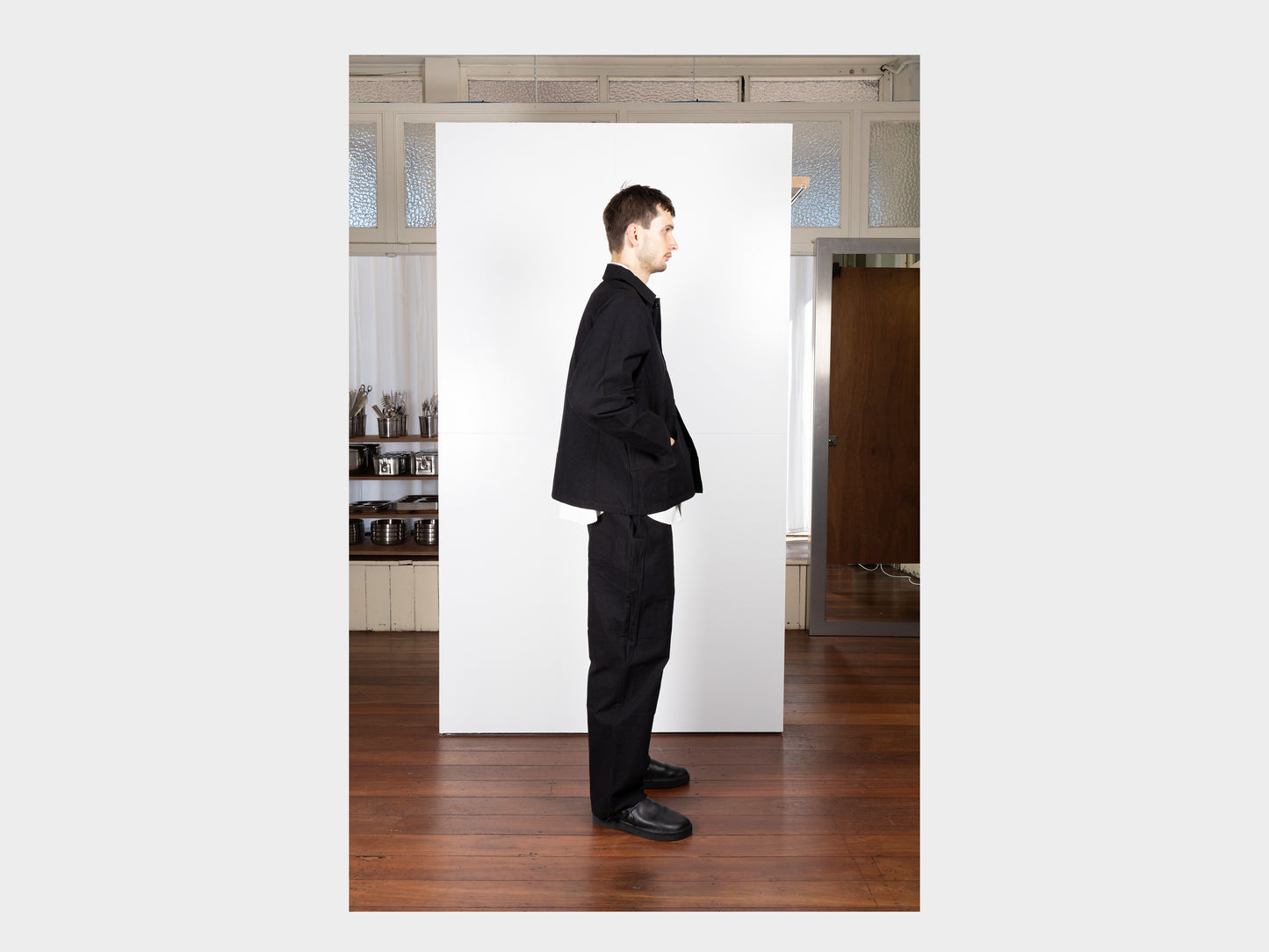 R0S3 "Boat Shirt" Black Wax