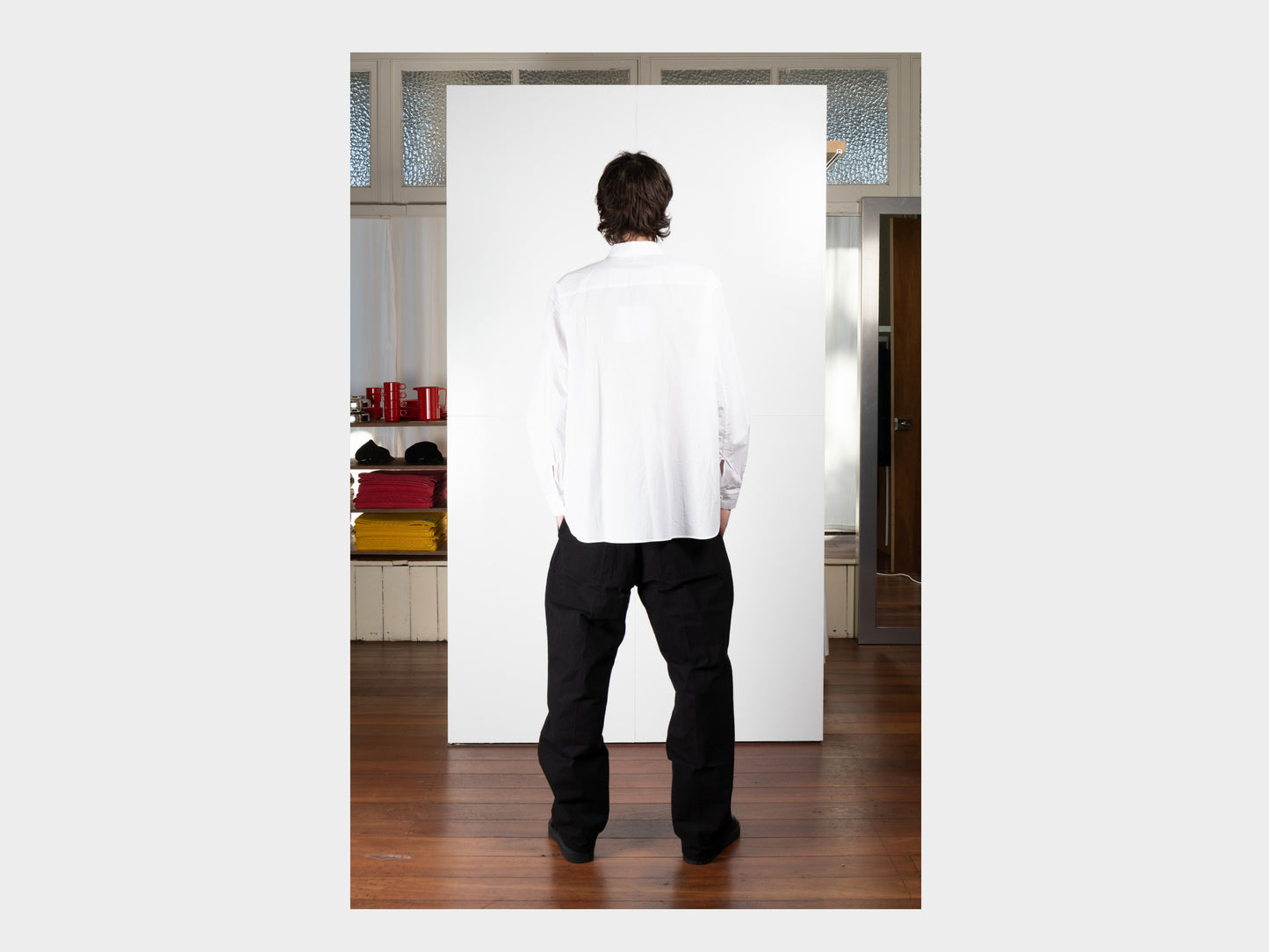 R0S8 "Weather Shirt" Double White Cordlane