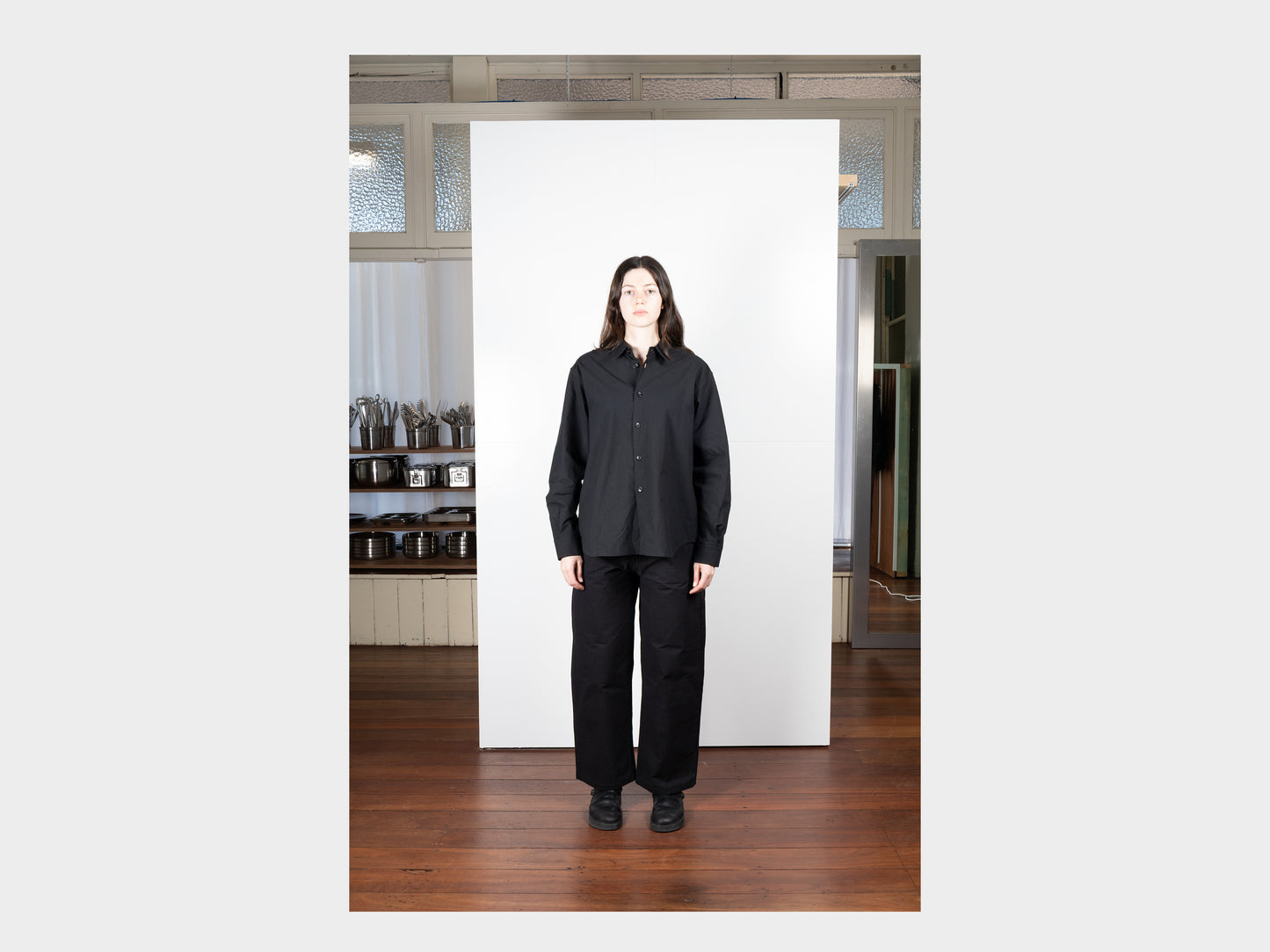 R0S8 "Weather Shirt" Black Weather