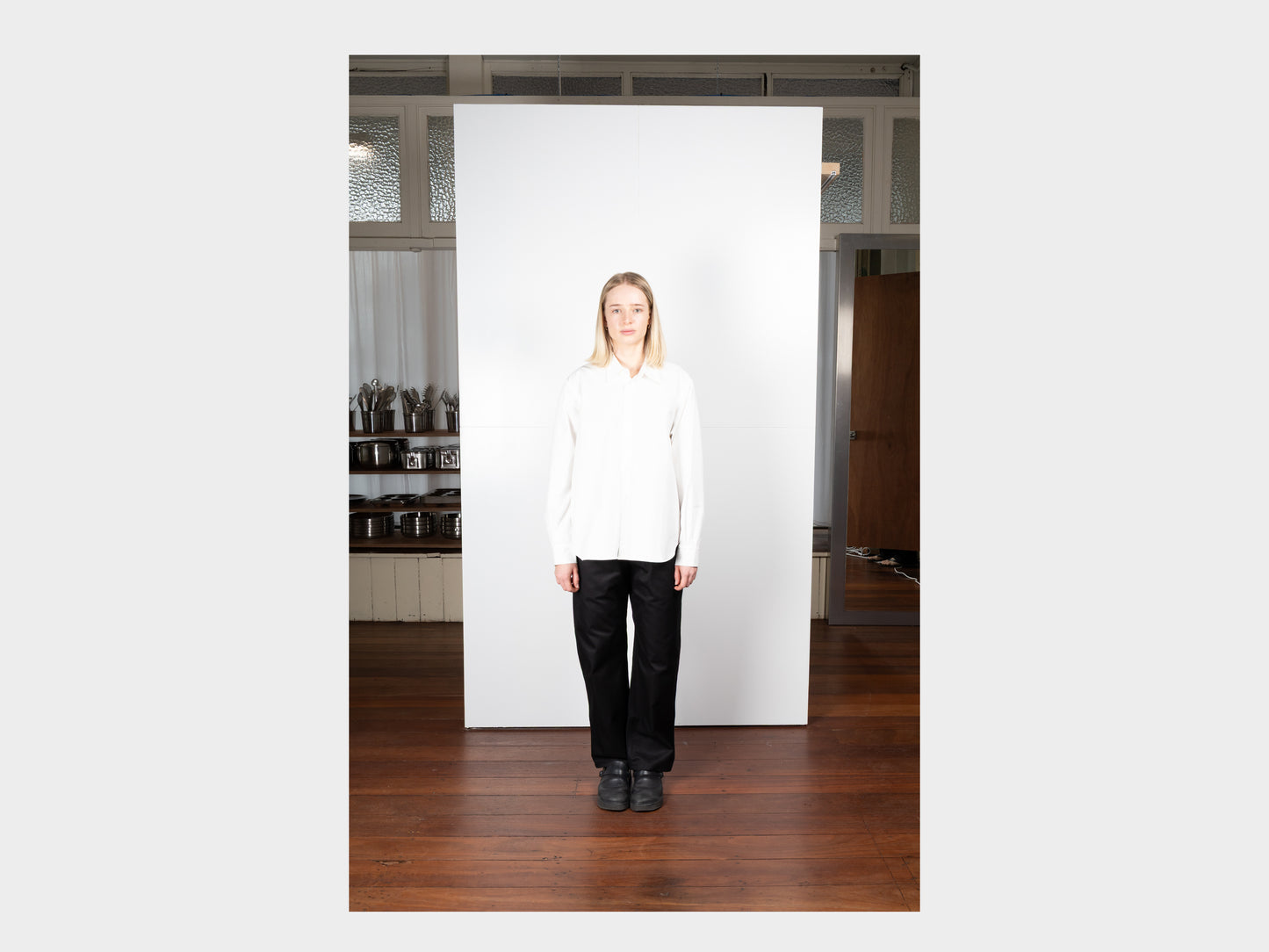 R0S8 "Weather Shirt" White Weather