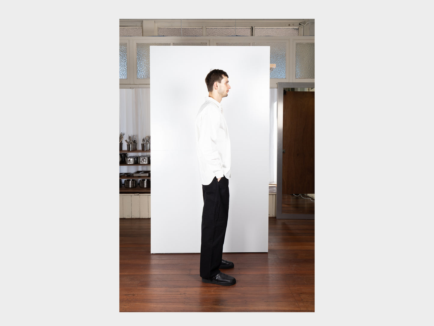 R0S8 "Weather Shirt" White Weather