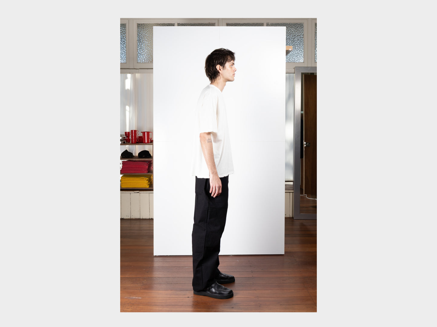R0T5 "S/S Binder T-Shirt" White