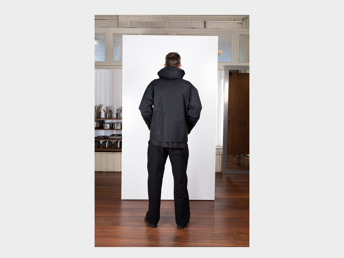 R0Y3 "Gill Jacket" Black Master Shield