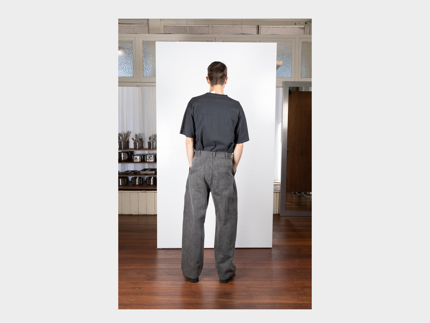 R18J6 "Jebok Pants" Sumi Organic Denim