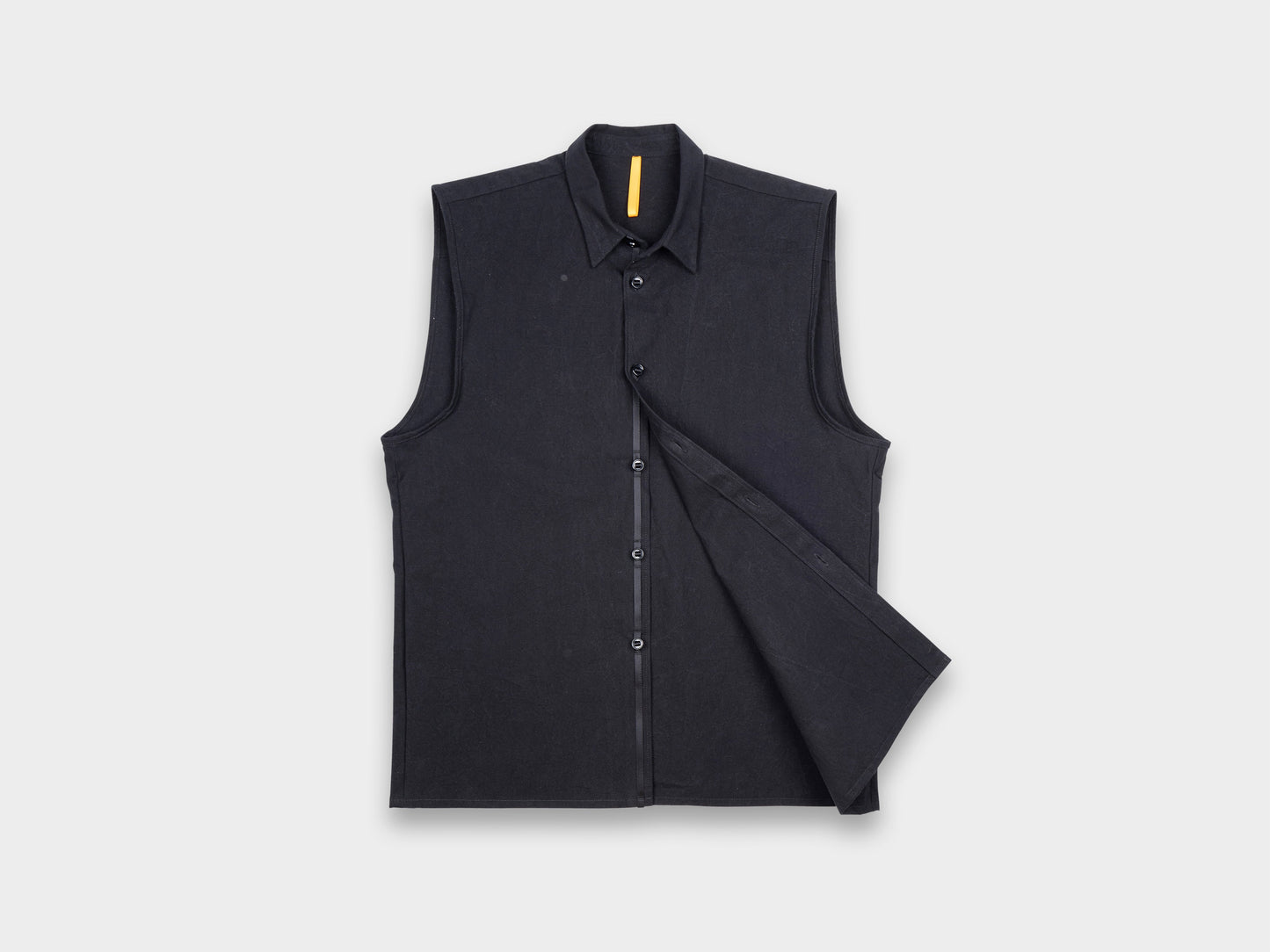 R18S0 "Sleeveless Shirt-1" Black Wax