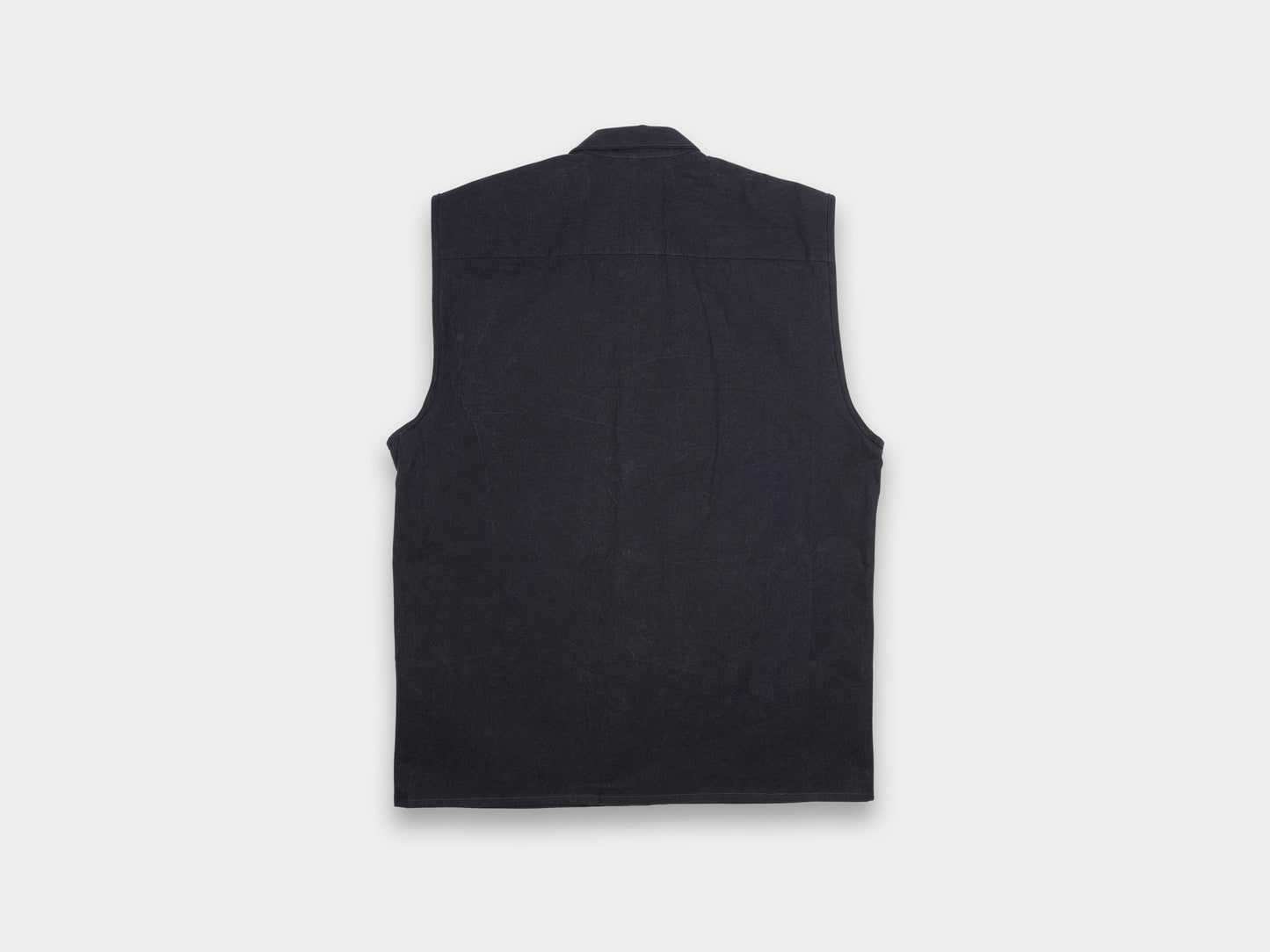 R18S0 "Sleeveless Shirt-1" Black Wax