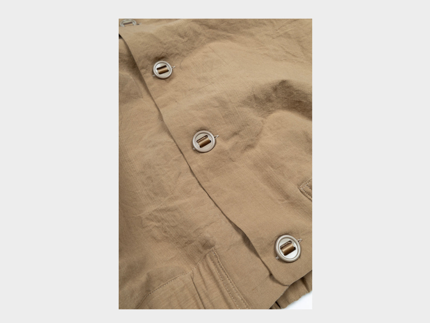 R18S3 "Gum Shirt" Reed Linen