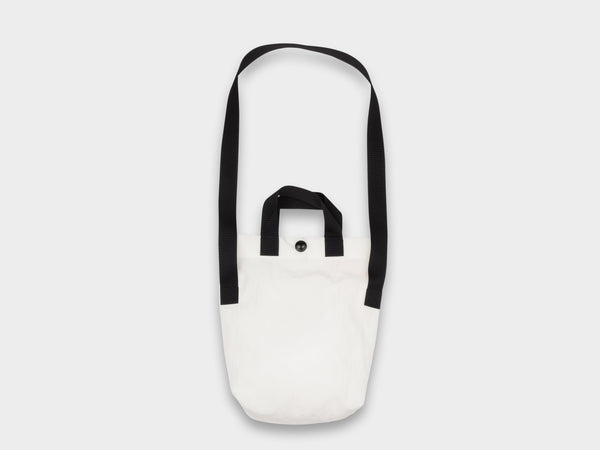 R19B4 "Mini Tote" White Nylon