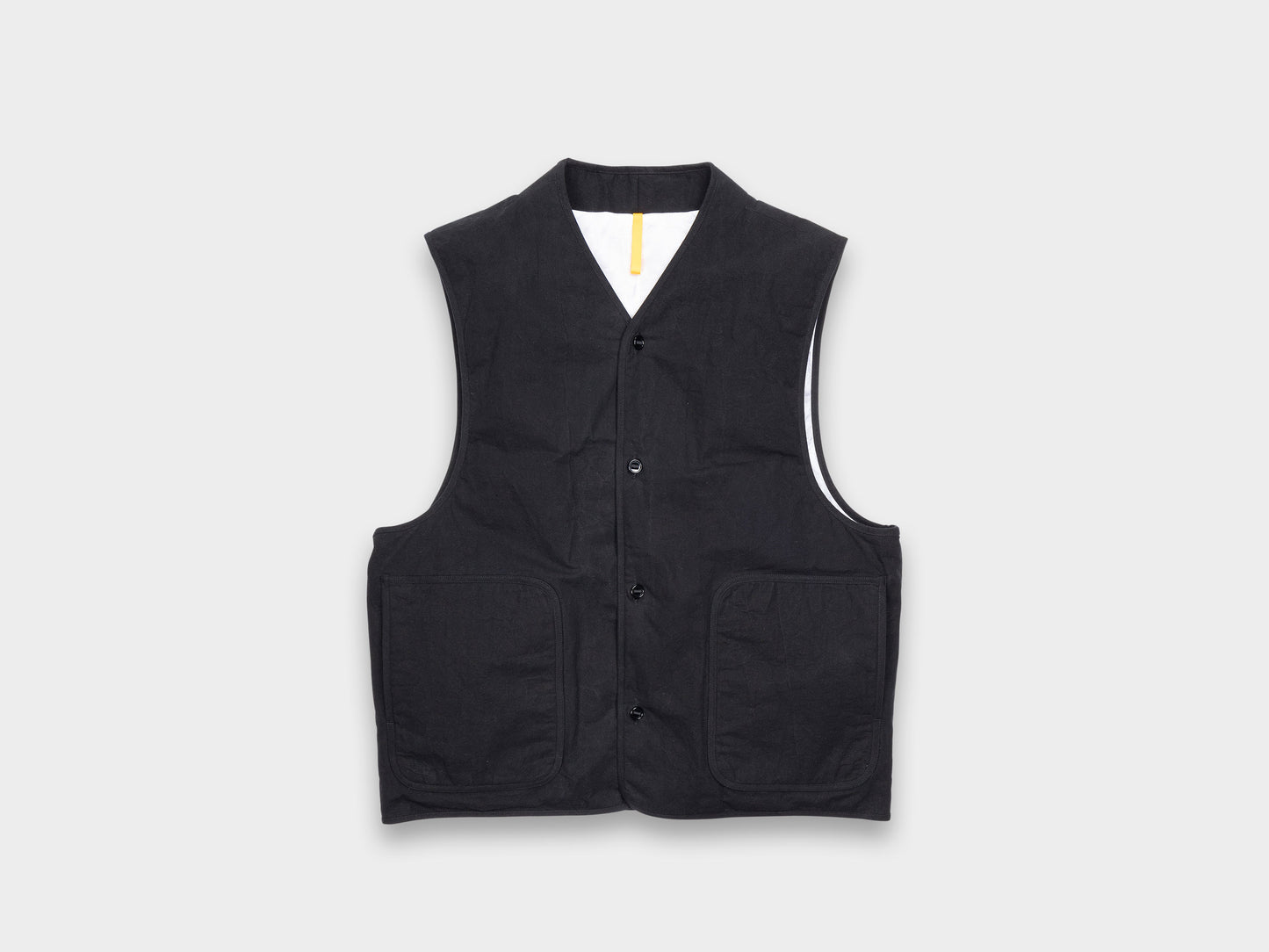 R19D5 "Down Shield Vest" Black Wax