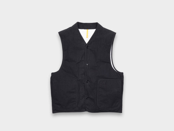 R19D5 "Down Shield Vest" Black Wax