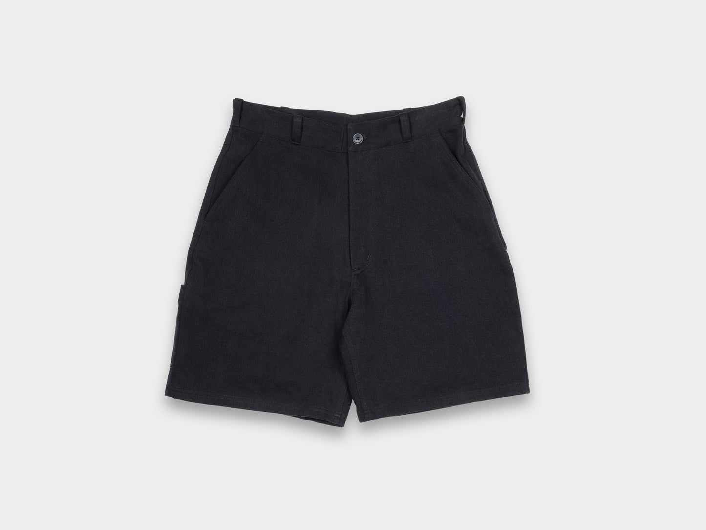 R19J7 "Jebok Shorts" All Black Denim