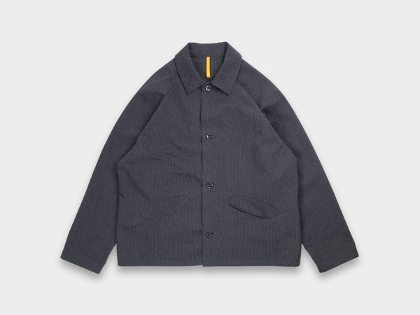 R19S3 "Boat Shirt" Granite Wool
