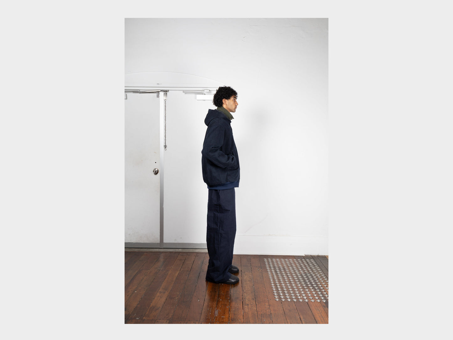 R20J3 "Jebok Parka" Blue Sumi Organic Denim