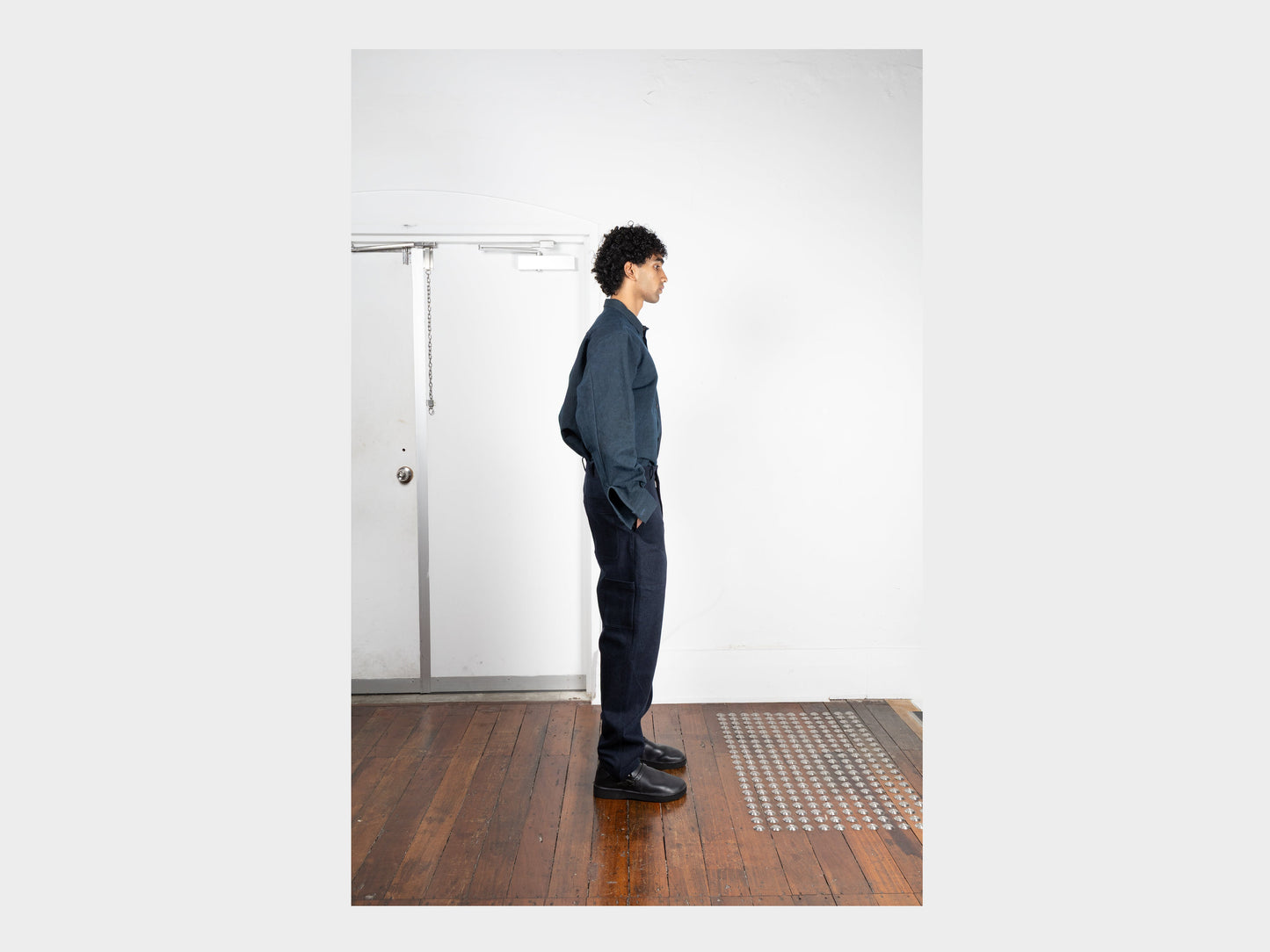 R20J4 "Jebok Chino" Blue Sumi Organic Denim