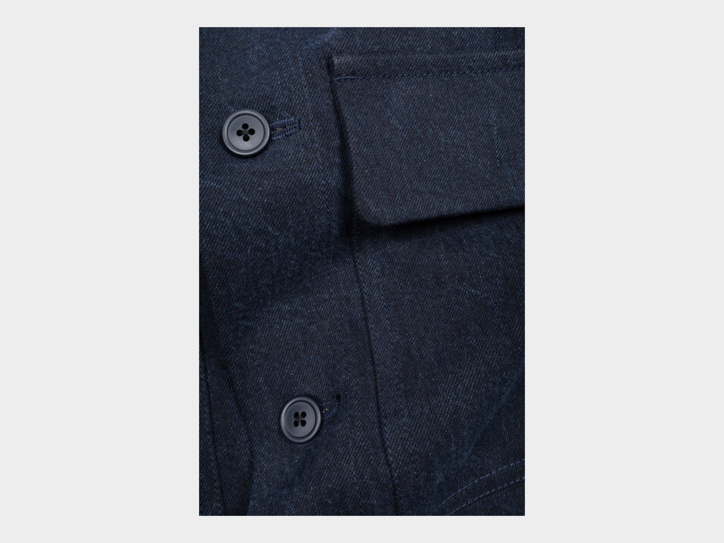 R20J5 "Jebok Vest" Blue Sumi Organic Denim