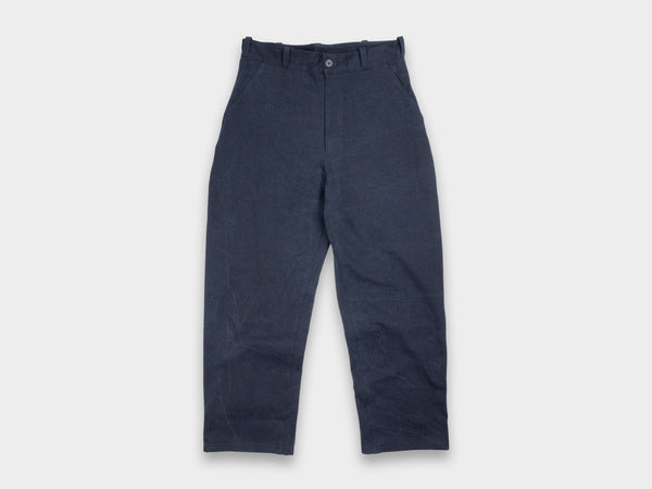 R20J6 "Jebok Pants" Blue Sumi Organic Denim