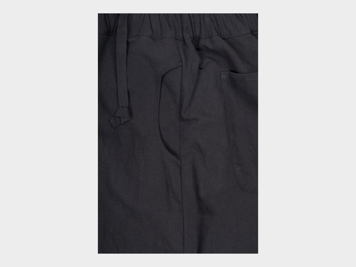 R20P5 "Solid Pants" Black Linen