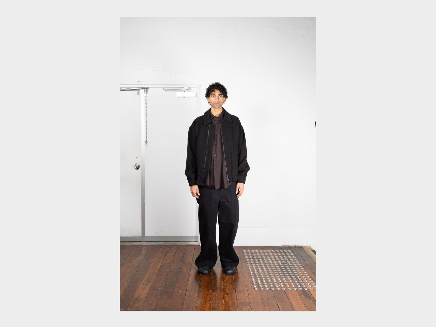 R20S3 "Zip Gum Shirt" Black 20hr Canvas