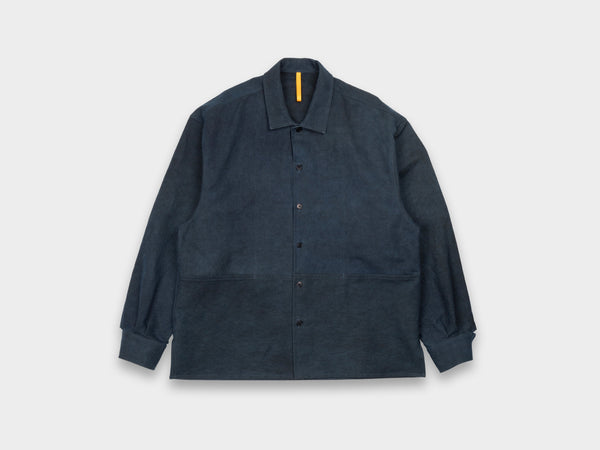 R20S5 "Shop Shirt" Sumi Indigo Double Cloth