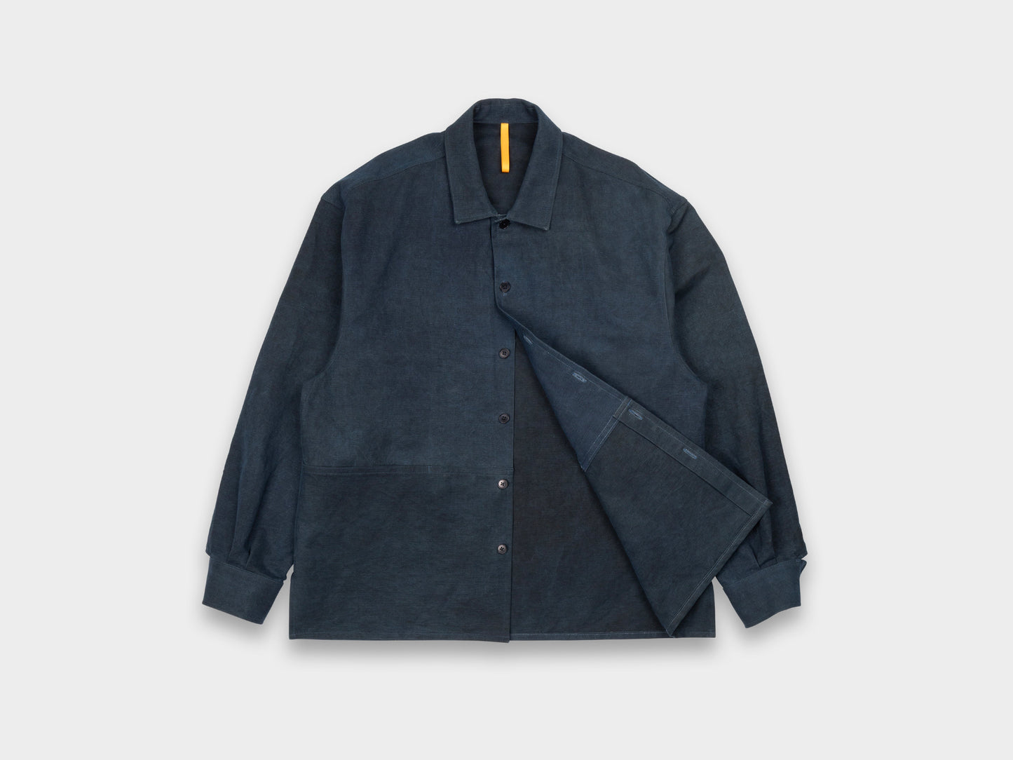 R20S5 "Shop Shirt" Sumi Indigo Double Cloth