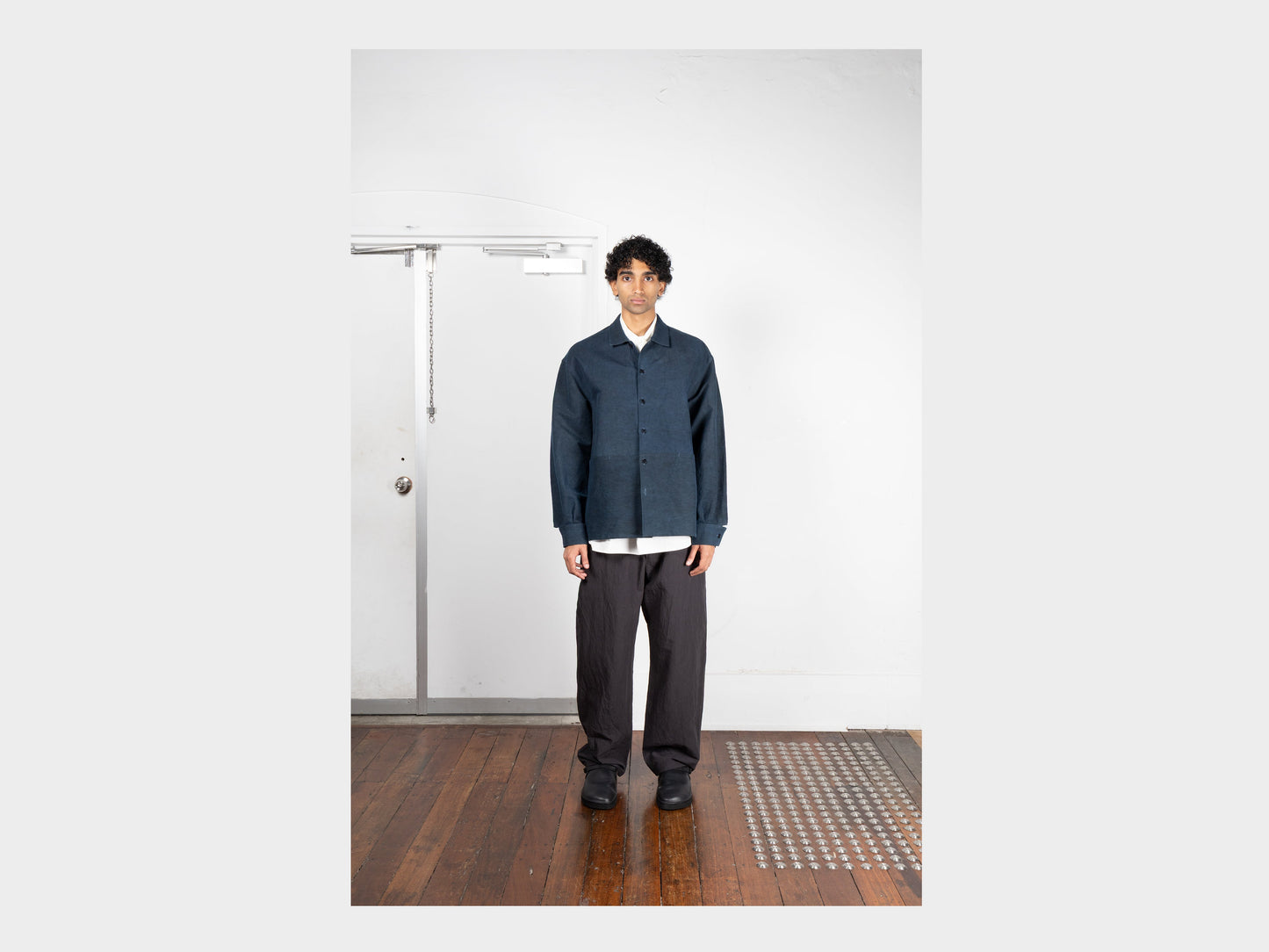 R20S5 "Shop Shirt" Sumi Indigo Double Cloth