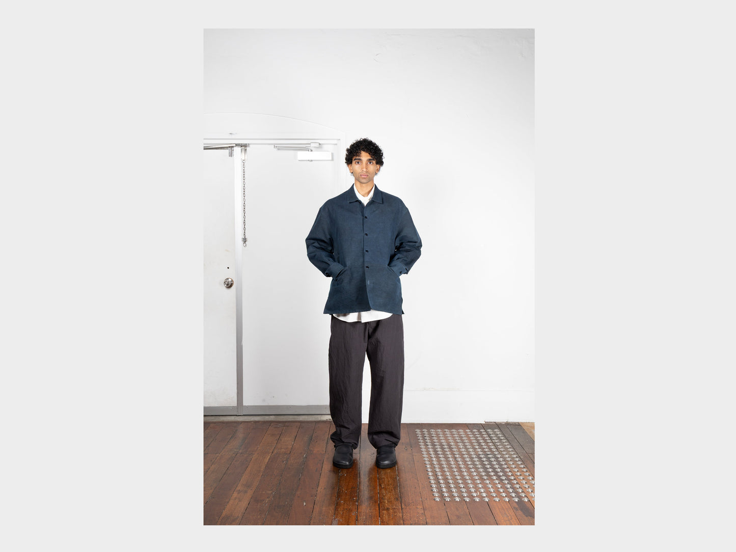 R20S5 "Shop Shirt" Sumi Indigo Double Cloth