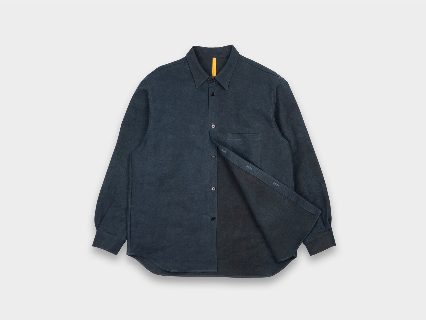 R20S8 "Weather Shirt PK" Sumi Indigo Double Cloth