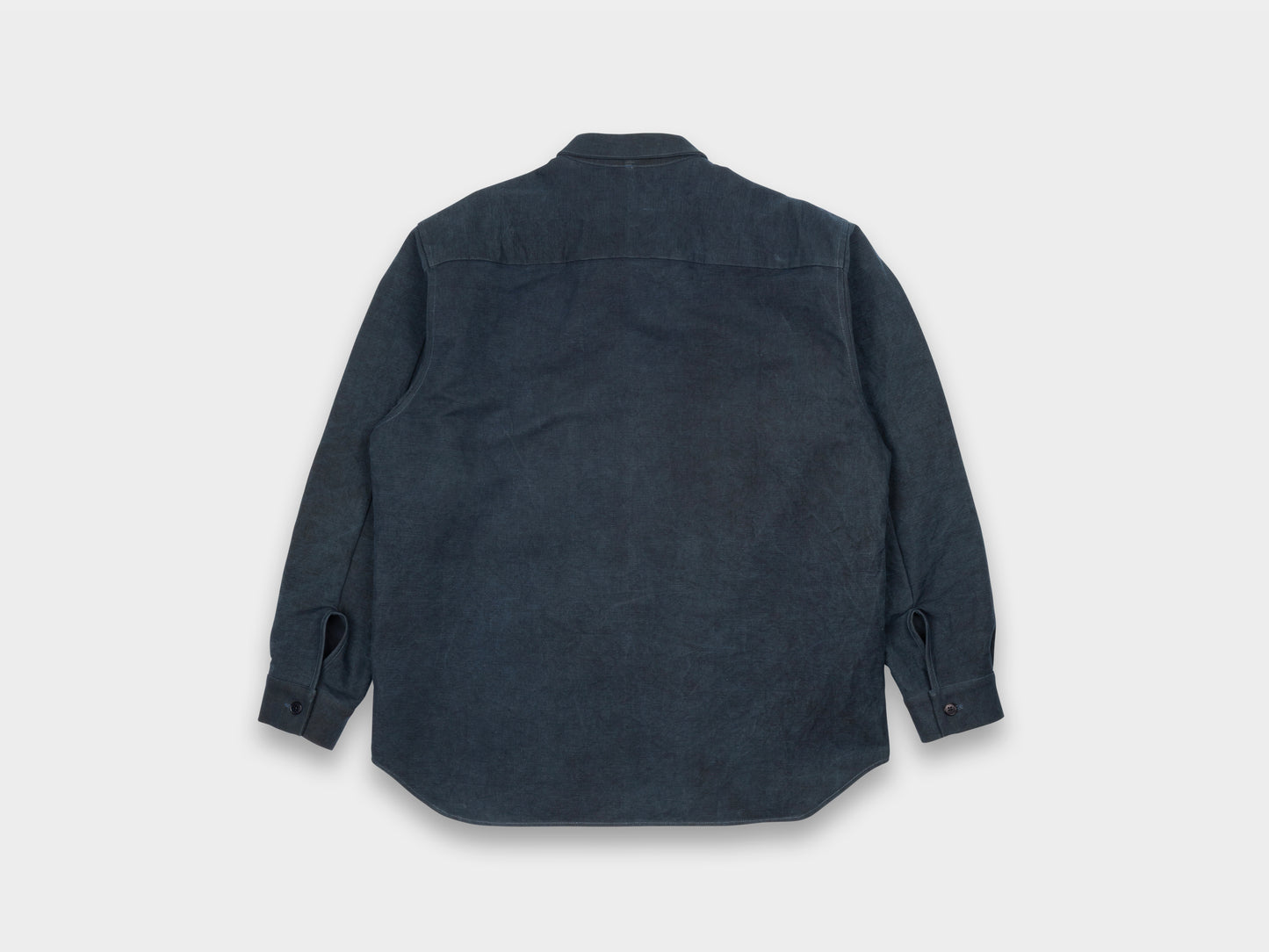 R20S8 "Weather Shirt PK" Sumi Indigo Double Cloth