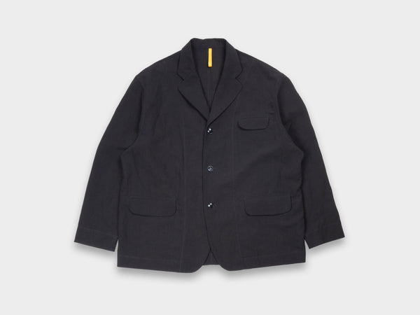 R20Y4 "Big Blazer" Black Linen