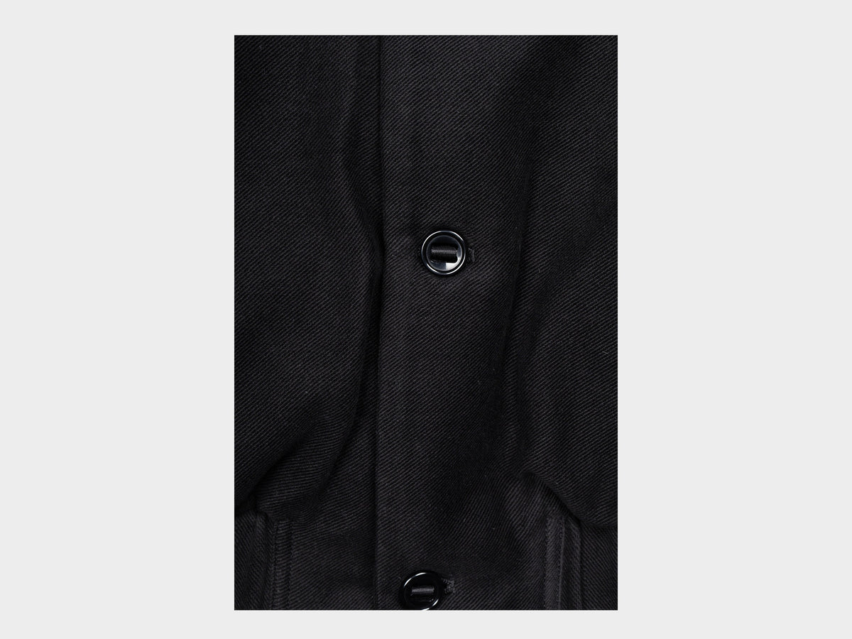 R21D3 "Down Blouson" Fluid Supima Back-Satin