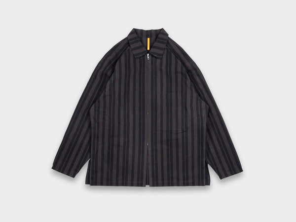 R21S0 "Column Shirt" Grey Theatre Wax