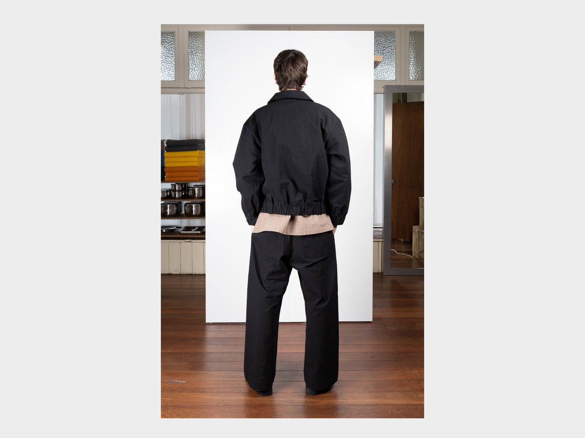 R21S3 "Gum Shirt" Black Wool