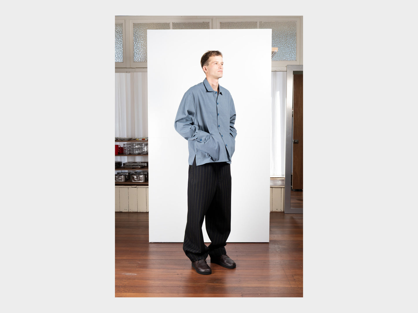 R21S5 "Shop Shirt" Petrol Oxford