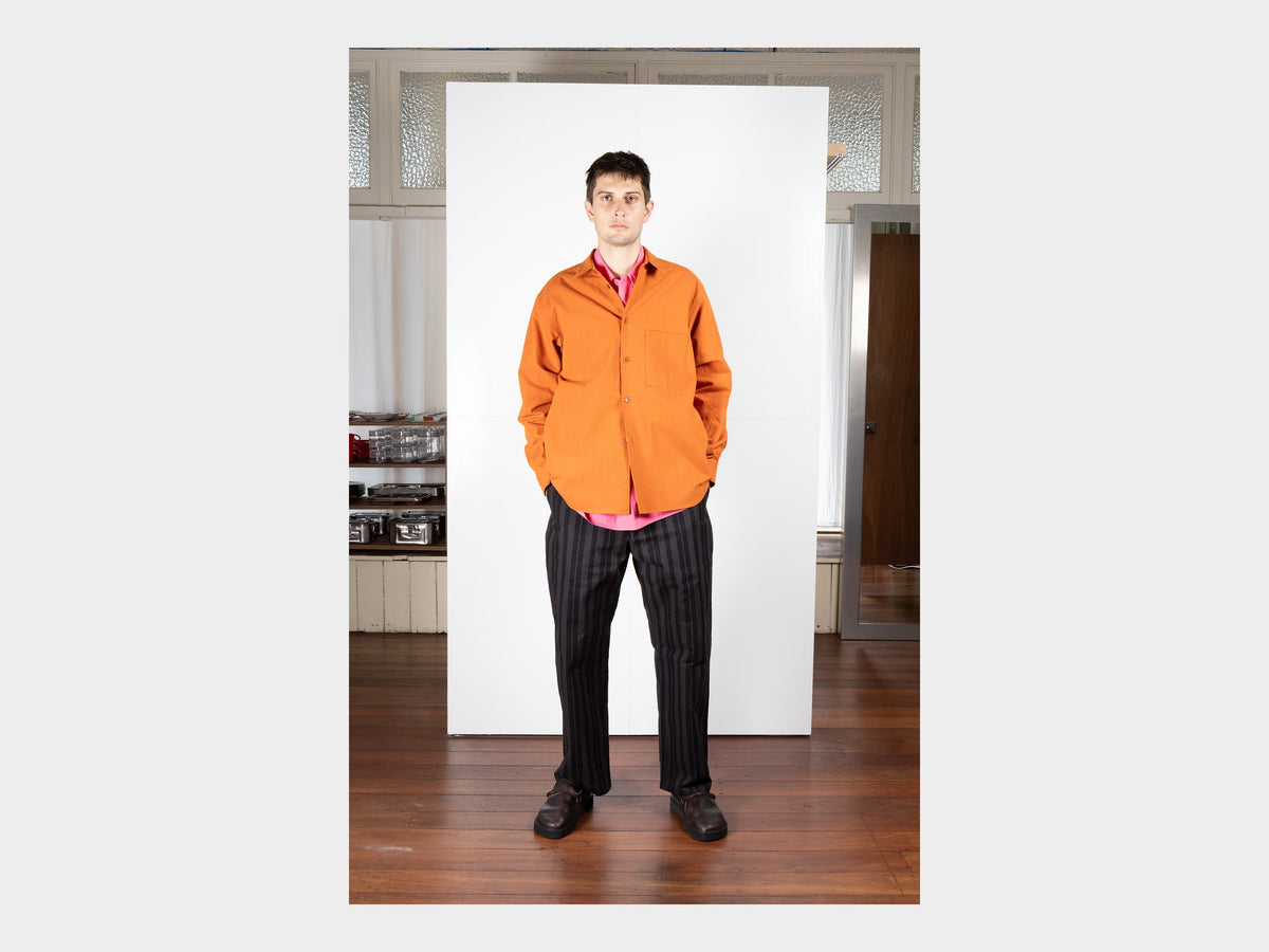 R21S8 "Weather Shirt PK" Rust Wool