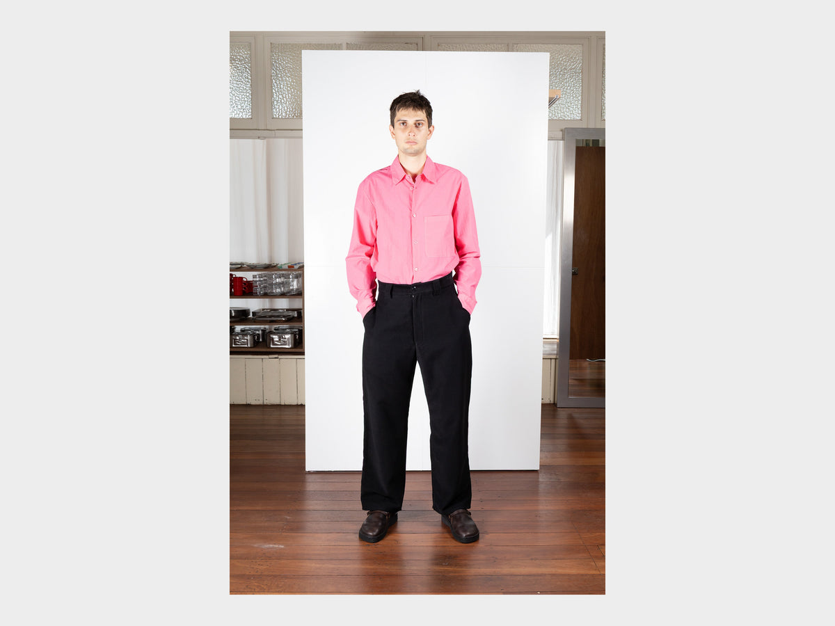 R21Y6 "Patch Pants" Fluid Supima Back-Satin