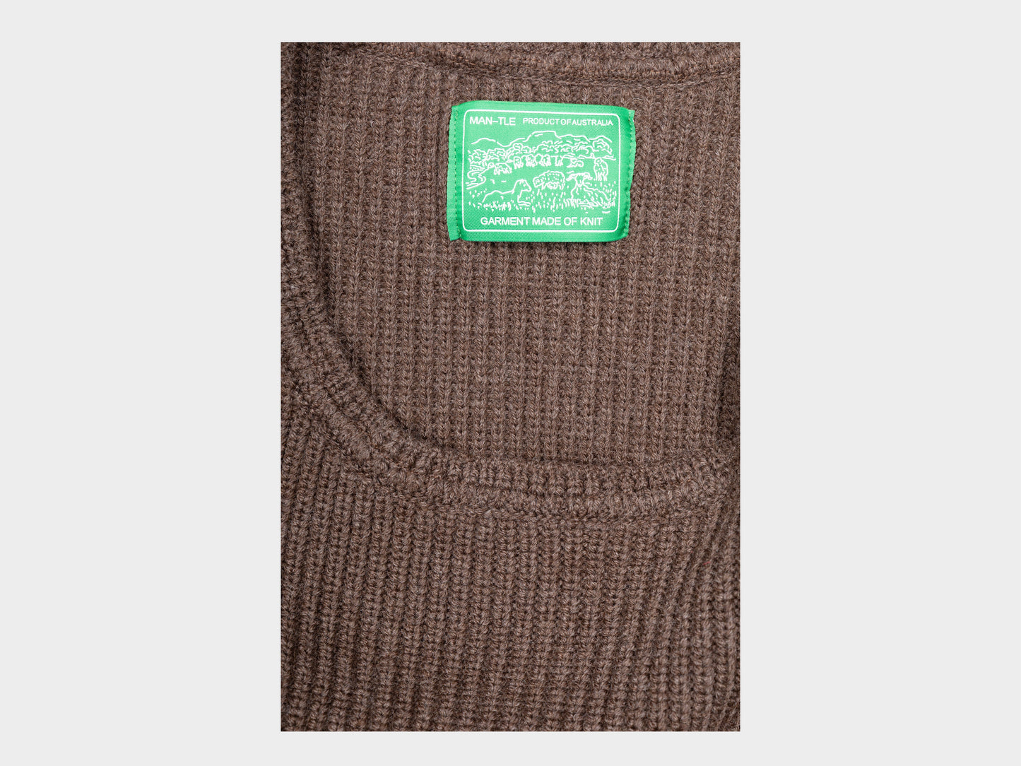 R21Z6 "Machine Knit" Black Sheep