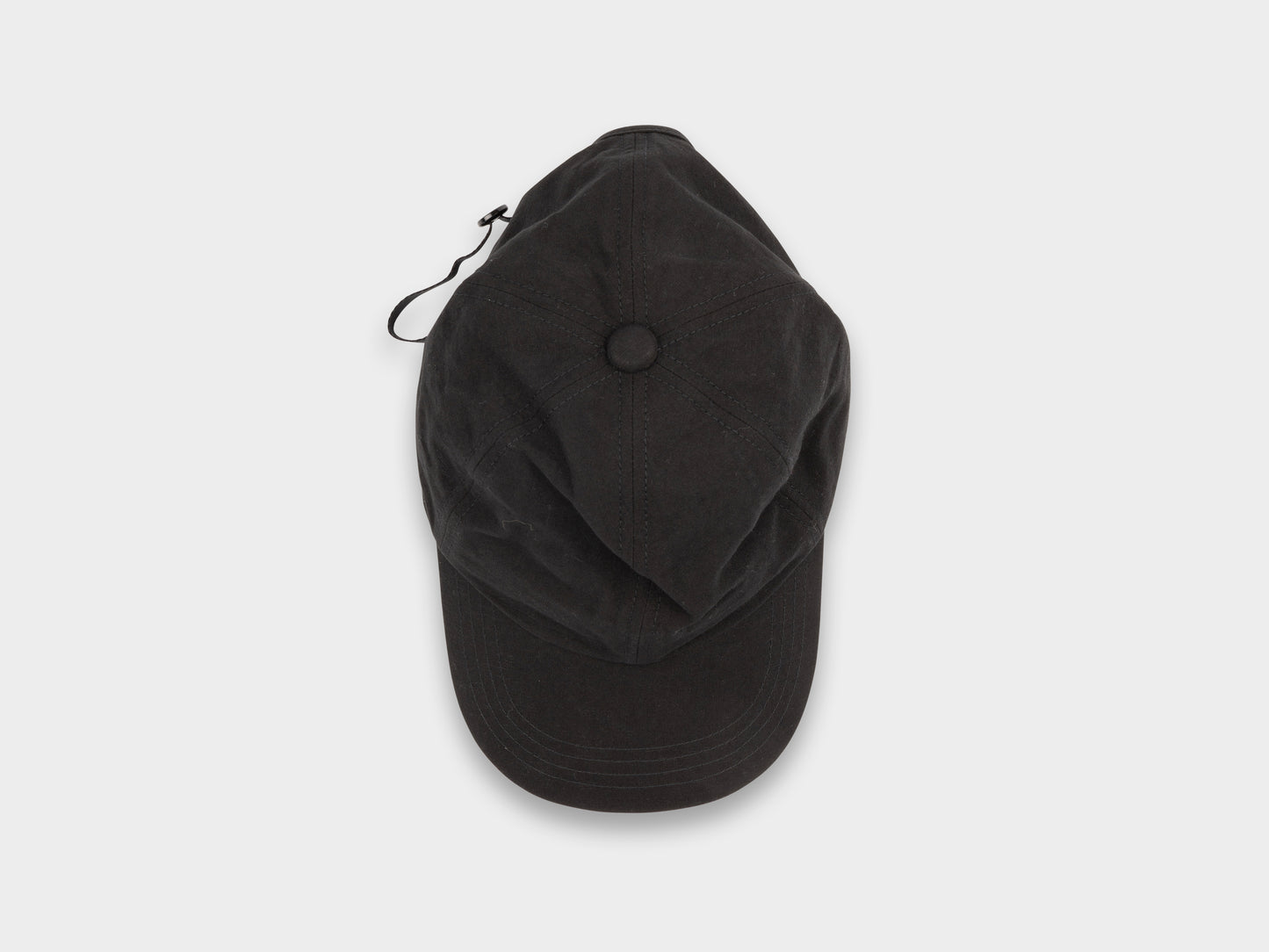 SPC1 "Shallow Cap" Roll–dyed Black Linen