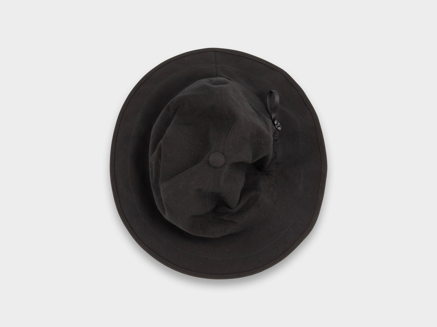 SPC2 "Wide Hat" Roll–dyed Black Linen
